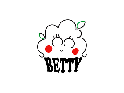 Betty's Bakery bakery bakery logo betty cherry cherry blossom cherry pie cupcake cupcake logo dailychallenge dailylogo dailylogochallenge logo vector