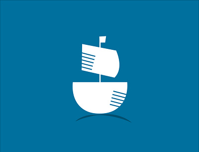 Foata boat boat logo boats dailychallenge dailylogo dailylogochallenge foata logo logo ship vector