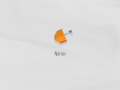 Airio airio color colorpaper dailychallenge dailylogo dailylogochallenge glider logo origami paper paperplane plane vector