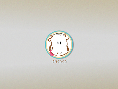 Moo cow dailychallenge dailylogo dailylogochallenge icecream logo scoop vector