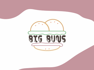 Big Buns bar big buns buns burger burger joint burgers dailychallenge dailylogo dailylogochallenge logo vector