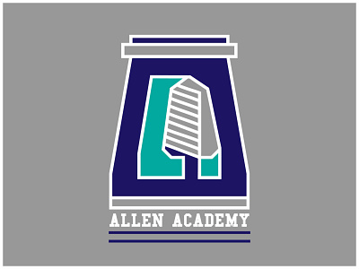 Allen Academy academy academy logo allen academy chess college dailychallenge dailylogo dailylogochallenge logo tree university logo vector wisdom