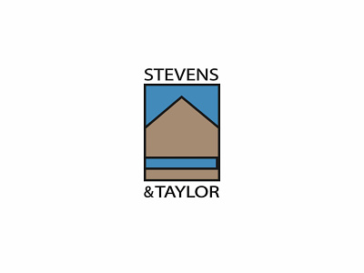 Stevens & Taylor architect architectural firm dailychallenge dailylogo dailylogochallenge house logo vector