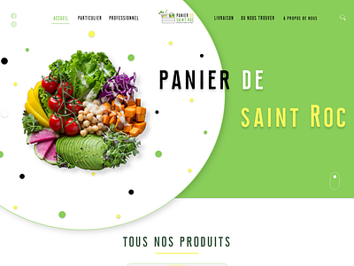 Web design - Panier de Saint Roc