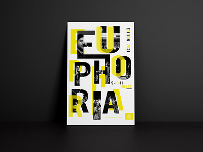 Affiche design affiche branding euphoria flyer graphic design graphique design identity branding identity design