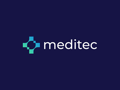 Meditec care clinic connect design doctor gradient health icon identity logo logo design logotype mark medical minimal logo patient symbol tech typhography vector