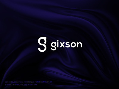 g, gs, gixon logo design