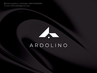 Ardolino, Creative A logo, Real estate, Property, Home logo