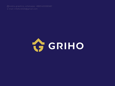 G letter home logo design