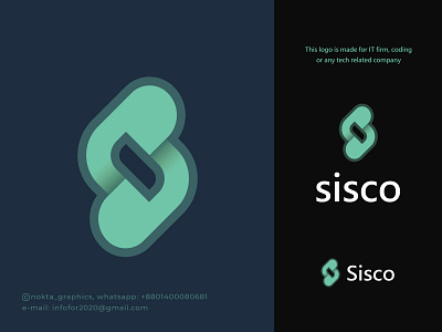 Sisco, S letter logo