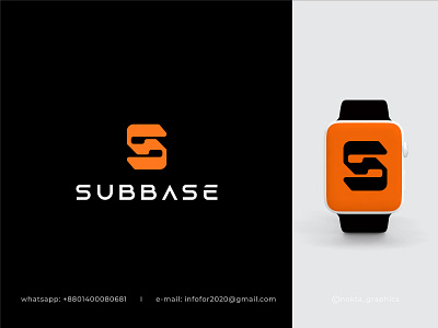 Subbase logo design, letter s logo design