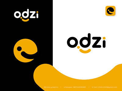 odzi b2b brand identity branding design friendly fun logo icon it it firm logo logo design mark modern logo odzi smile software symbol tech top vector