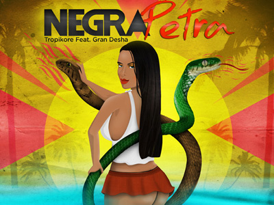 Negra Petra beach design electronic latin moombahton music negra snakes