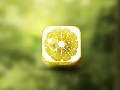 App Icon design Lemon app icon lemon shiny