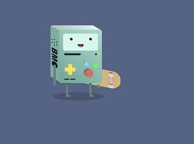 Learning to use vectors on Sketch adventure time bmo illustration sketchapp sketches vector illustration