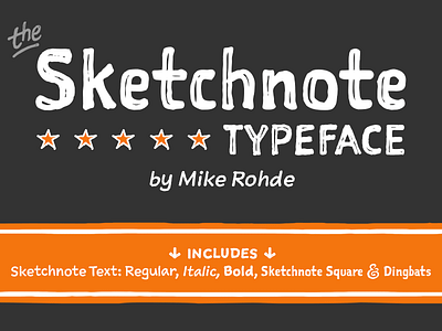 The Sketchnote Typeface