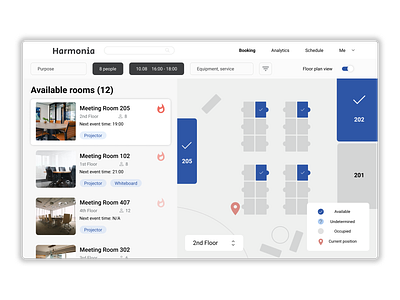 Design exercise - meeting room management design