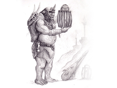 Vargon fantasy imagination unveiled ogre sketch