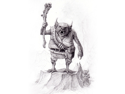 Stumpdweller creature fantasy goblin imagination unveiled sketch