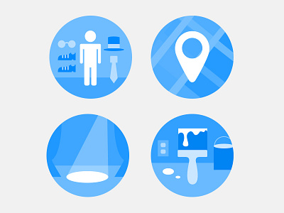 Ideaworks Services Icons direction icons ideaworks illustration personality presence style