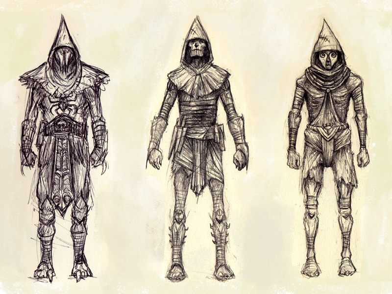 Assassin sketches by Bill Harkins on Dribbble