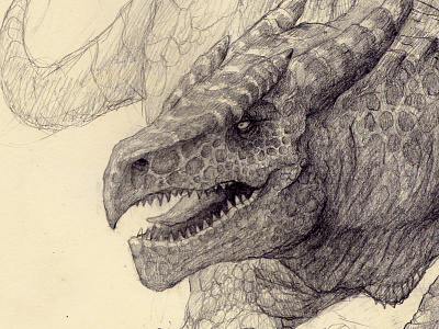 I'm on Instagram beast dragon dragons fantasy monster rawr sketch
