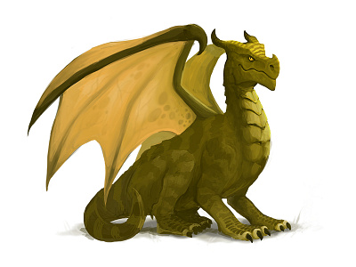 Dragon creature dragon illustration sketch