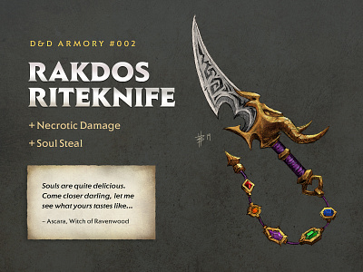 D&D Armory - 002: Rakdos Riteknife