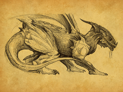 DRGNZ! dargons dragon pen sketch sketch