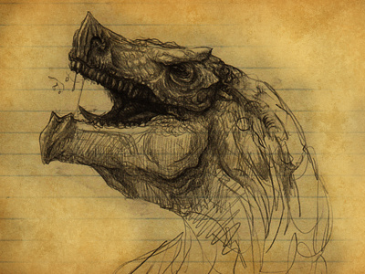 Sketch - Rex dinosaur rex sketch t rex tyrannosaur tyrannosaurus rex
