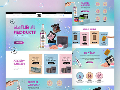 Natural Soap product soap ui web website
