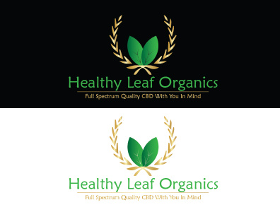 Healthy leaf organics Logo Design