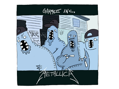 Garage inc. metallica illustration music