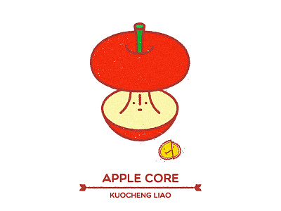 Apple Core apple core vector