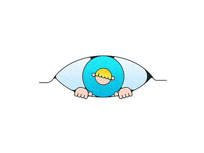the Blue Eye doodle doodles editorial editorial illustration eye eyes illustraion