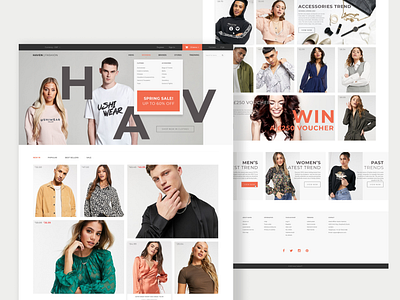 Haven Website Design ecommerce ui ui design web design website