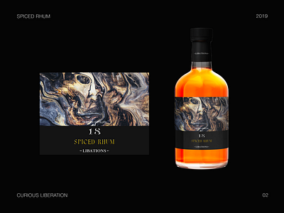 Rhum Libations design digital art graphic design packaging product design