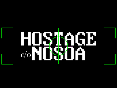 Hostage x NOSOA Logo branding clothes design graphic design logo photoshop shirt shirt design