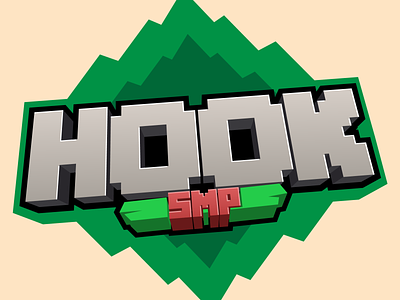 HookSMP logo commission branding graphic design icon illustration logo minecraft
