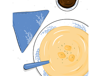 Soup Illustration cooking design digital illustration digitalart food illustration illustration