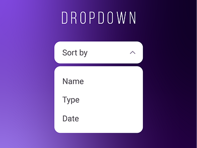 Drop down