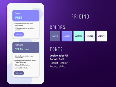 Pricing 030 app dailyui interface interfaz llum mobile pricing service table ui user ux web