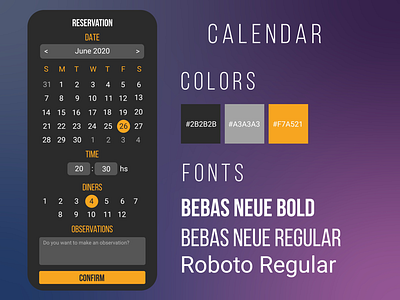 Calendar 038 app calendar dailyui dailyui038 inspiration interface reservation service trends ui ux