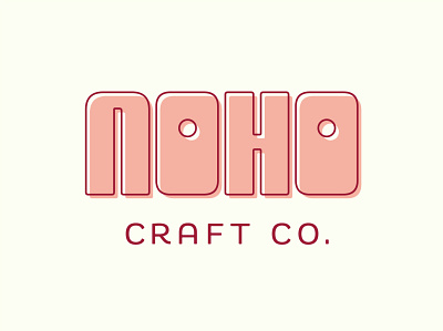 NoHo Craft Co. brand design brand identity branding identity identity design illustrator jewelry logo logo logo design logo design concept logotype small business typography typography design vector