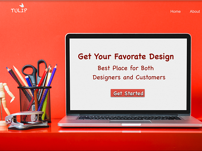 Tulip Design bootstrap design html5 logo website design
