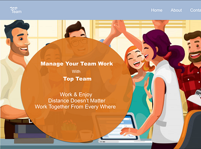 TopTeam bootstrap design html css html5 logo webdesign website design