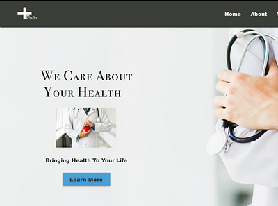 Medical Page bootstrap design html css html5 logo webdesign website design
