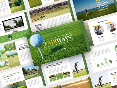 Fairways Golf Course Powerpoint Template