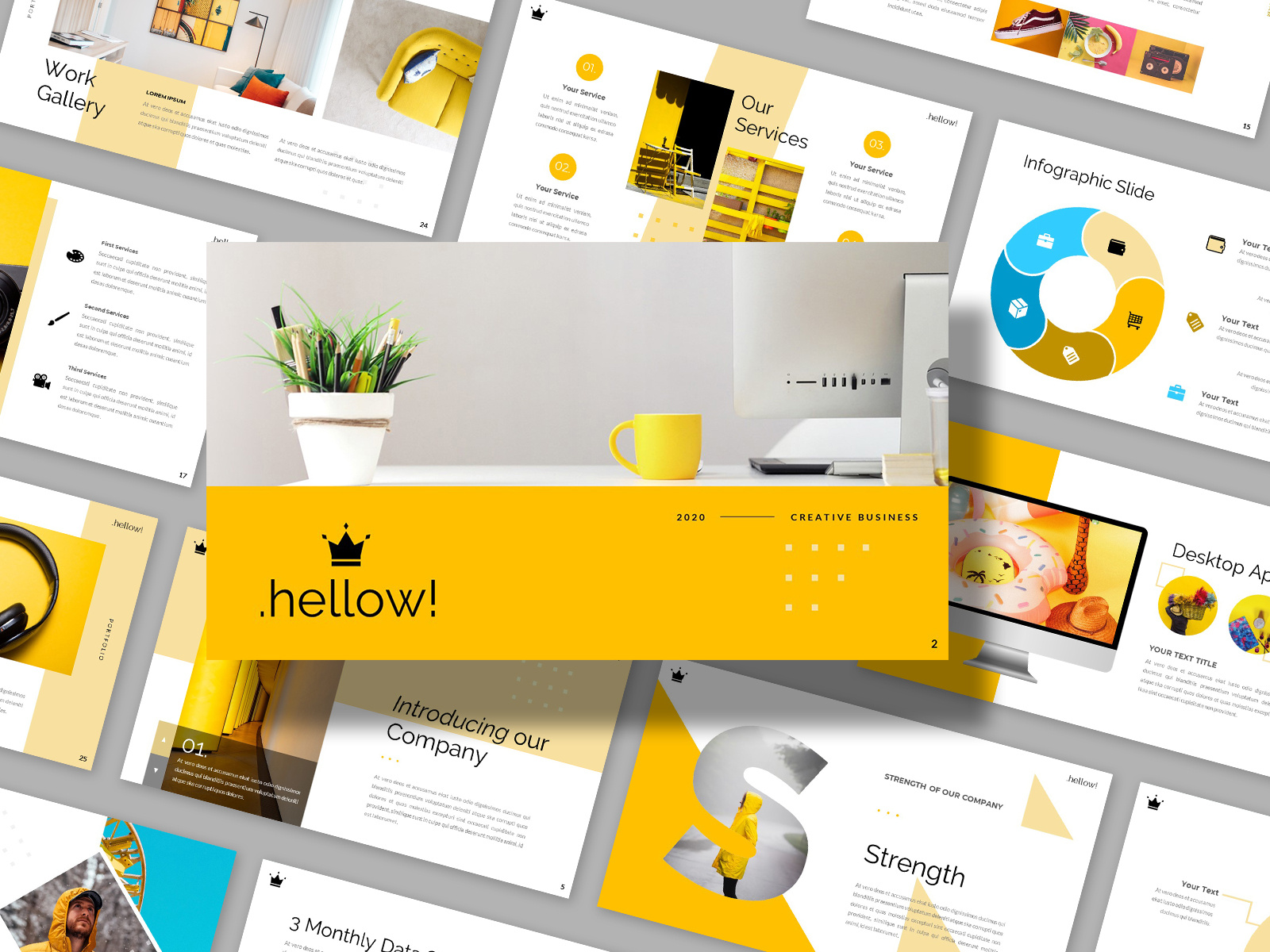 HELLOW - Clean Presentation Template by Robby Fathur on Dribbble