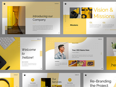 YELLOW - Powerpoint & Google Slides Template best powerpoint branding business company corporate creative google google slide google slides minimalist photography portfolio poster design powerpoint powerpoint design powerpoint presentation powerpoint template presentation whitespace yellow